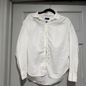 GAP White Casual Button Down Shirt